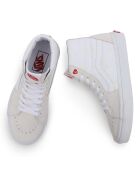 Sneakers en Velours de Cuir & Textile SK8-Hi beige/blanc